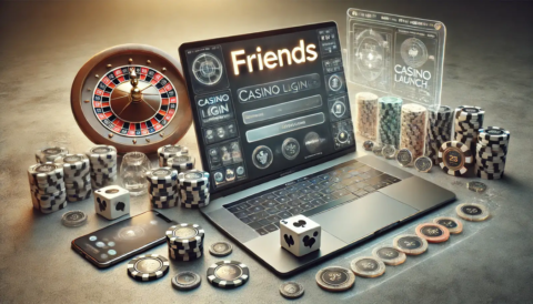 Игровой клуб Friends Casino: запуск игр и вход в систему