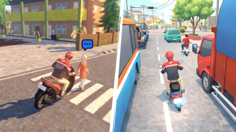 Ojol Life: Food Delivery Game - скриншот 2