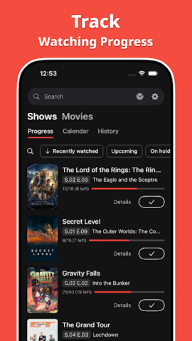 Showly: Track Shows & Movies - скриншот 2