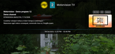 M3U IPTV - скриншот 6