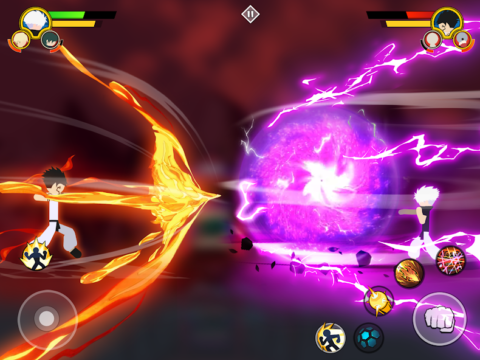 Stickman Cursed Fight 3v3 - скриншот 2