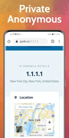 UPX Private Proxy Browser - скриншот 1